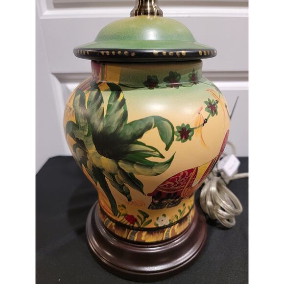 Safari Table Lamp & Shade Upscale Kid Room Elephant Jungle Theme Decor Small 18" - Picture 11 of 14